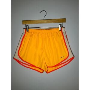 Orange Pink Nike Dri-FIT Lined Running Shorts | Marathon 10K Race - (Women's M)